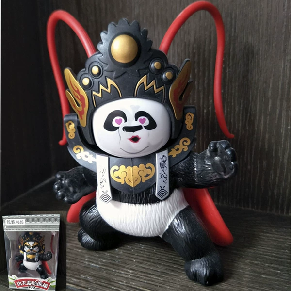 1219-1 Frosted Panda turns black and has four faces