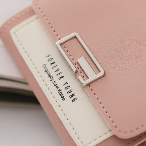 New  Women's Short Han Style Trendy Foldable Personalized Cute Mini Fashion Wallet Coin Purse