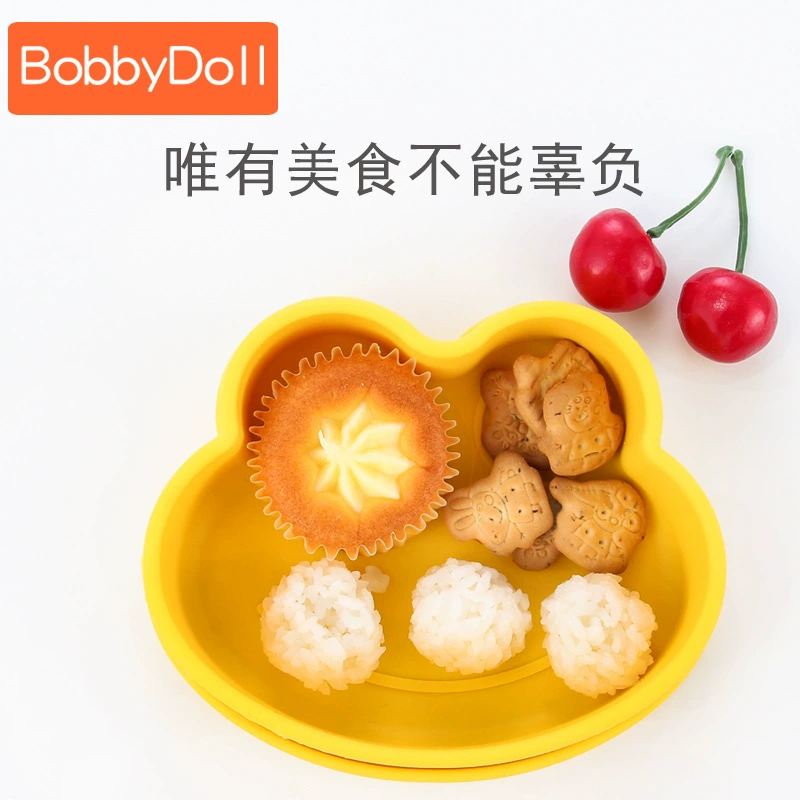 Детские столовые наборы на вынос, силиконовая snack box, тарелка для ужина, набор для рук, оснастка для защиты от падения