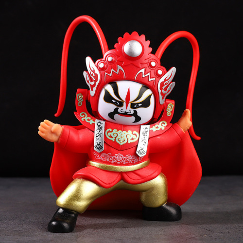 Sichuan Opera Changing Face Doll, Opera Mask Figure Ornament, Chinese Style, Chengdu, Gift for Foreigners