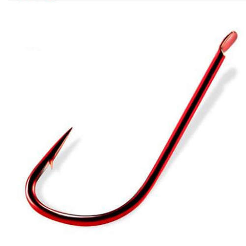 Anova bulk red sleeve fish hooks red sleeve fish hooks bulk fish hooks with or without barbs red crucian carp hooks