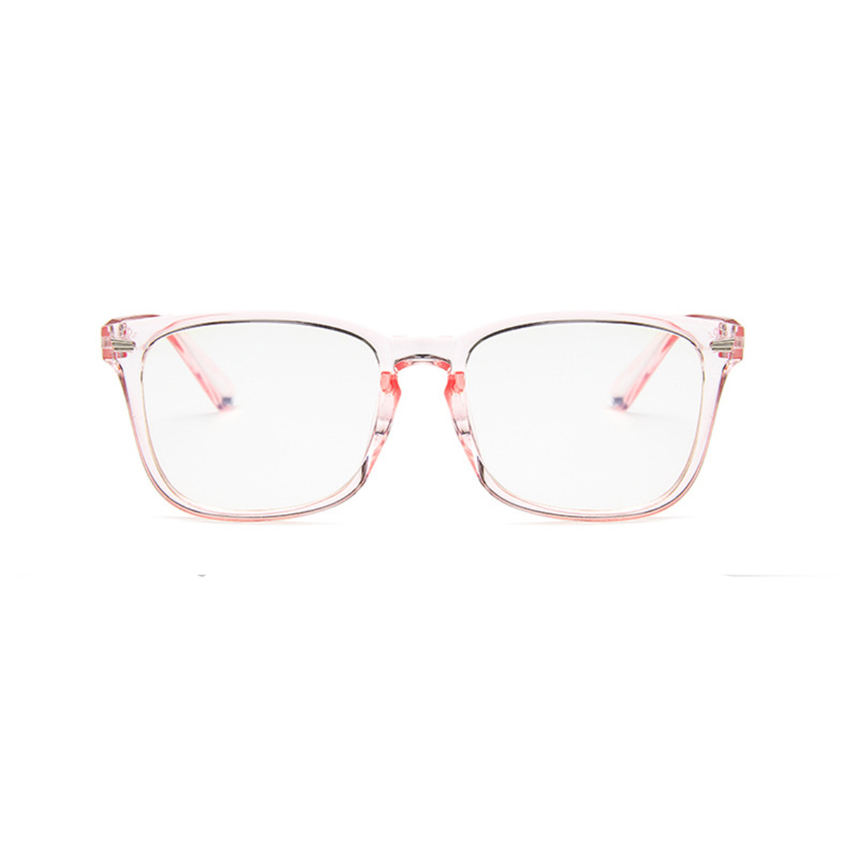 Las nuevas gafas planas de montura grande de estilo europeo y americano de Raine, gafas anti-luz azul, gafas cuadradas pequeñas con forma de ala, montura roja ligera. image 11