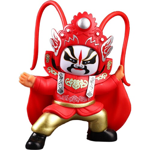 Sichuan Opera Changing Face Doll, Opera Mask Figure Ornament, Chinese Style, Chengdu, Gift for Foreigners