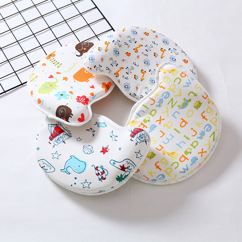 Pure Cotton Cartoon Baby Pillow Newborn Slow Recovery Memory Foam Pillow 6-18 Months Baby Shaped Pillow