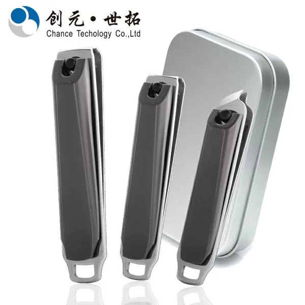 Quality New Style Stainless Steel Nail Clipper Single Advertising Gift Manicure Inclined Nail Clipper Large Nail Clipper Set