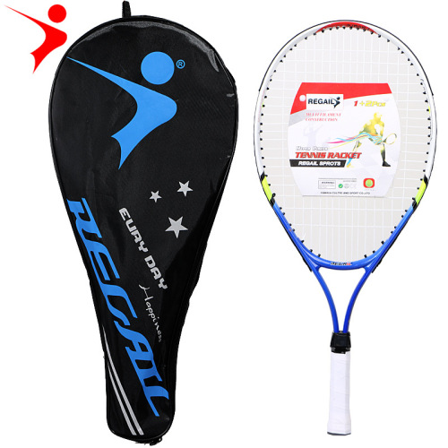 Regail 9991 tennis racket 23-inch children's tennis racket WQP youth aluminum alloy tennis racket available in multiple colors