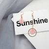 Fashionable long cute earrings, internet celebrity, Korean style, simple and elegant design