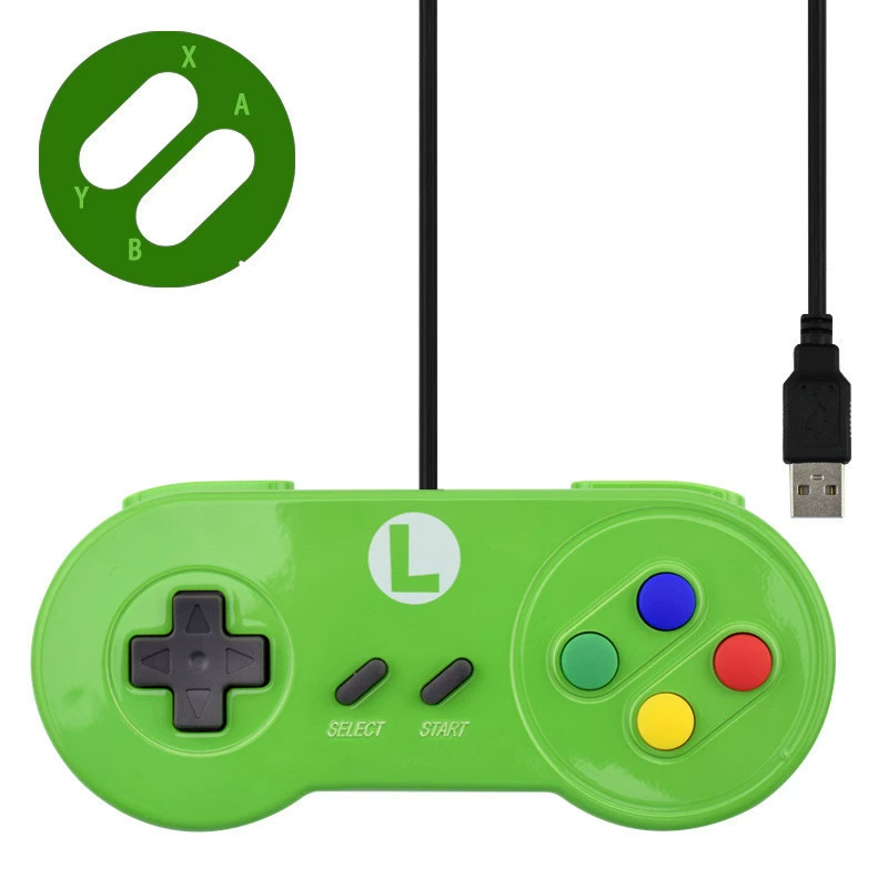 Подходит для консоли Switch ручка N64 SNES классическая сверхпотрясающая рукоятка USB-рукоятка Saturn