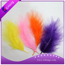 火鸡全绒毛10-15cm原毛漂白染色DIY手工布边毛条工艺品装饰辅料