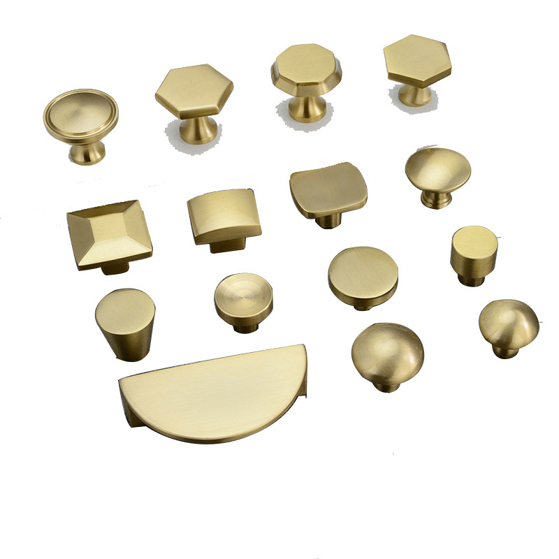 Bronze pull hand shoe cabinet drawer cabinet hardware pure copper…