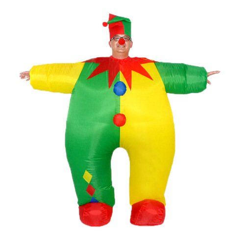 Christmas doll costume adult cartoon toy funny prop festive clown fat sumo inflatable suit