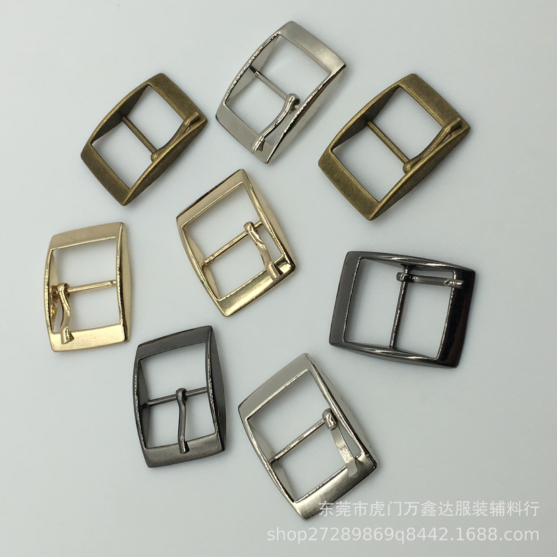 厂家批发男女式锌合金日字扣内径25mm针扣休闲百搭裤带头皮带配件