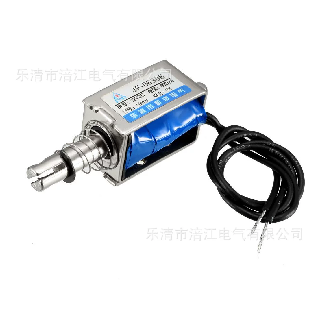 Тип рамки ход 10ММ всасывания 2Н JF-0630B 12В 24В электромагнита автоматического возврата в исходное положение
