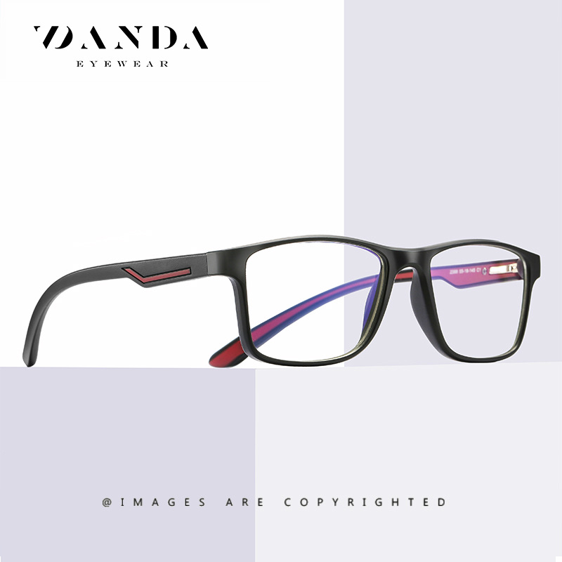 Gafas de protección anti-luz azul de montura completa, estilo TR, sin graduación, modelo 2388, para estudiantes, venta al por mayor, directamente de fábrica.