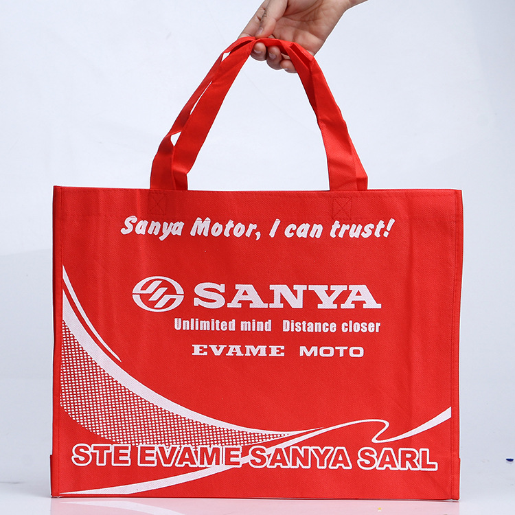 厂家直营无纺布手提袋车缝无纺布袋广告宣传购物袋印LOGO加急出货