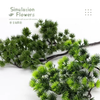 仿真花绿植配件5棵松松树枝手工diy塑料摆件道具创意家居婚庆装饰