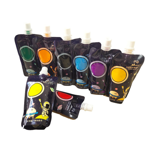 Wholesale Matisse gouache paint refill student art painting convenient jelly gouache suction bag