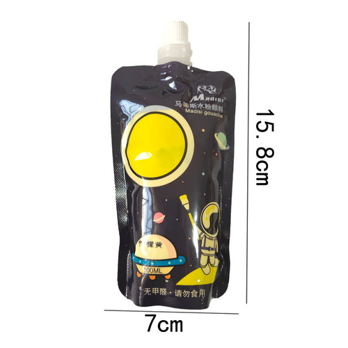 Wholesale Matisse gouache paint refill student art painting convenient jelly gouache suction bag