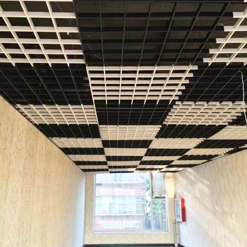 Custom factory stock, colorful metal grille, interior decoration ceiling material, optional colors, elegant iron grille