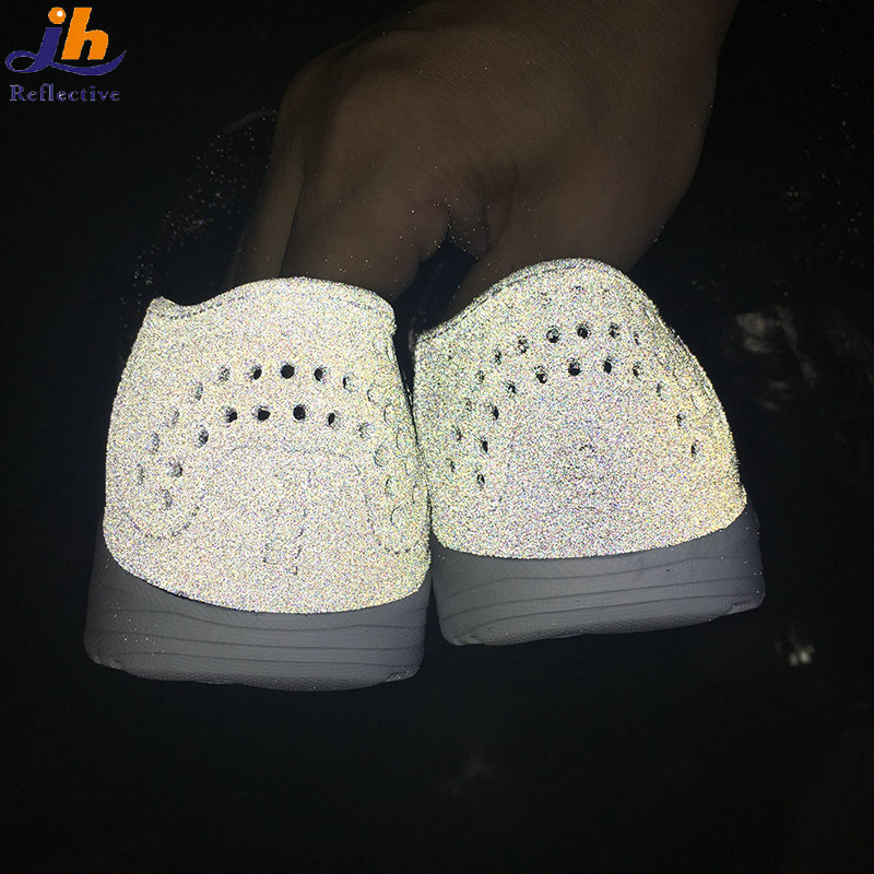 高亮银灰色反光粉透明白色反光油墨反光玻璃微珠印刷喷涂反光材料