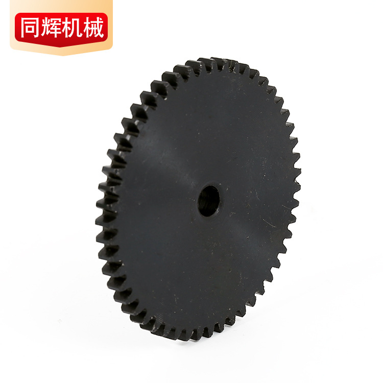 厂家供应带台阶 轴承 簧槽工业齿轮发黑处理小齿轮