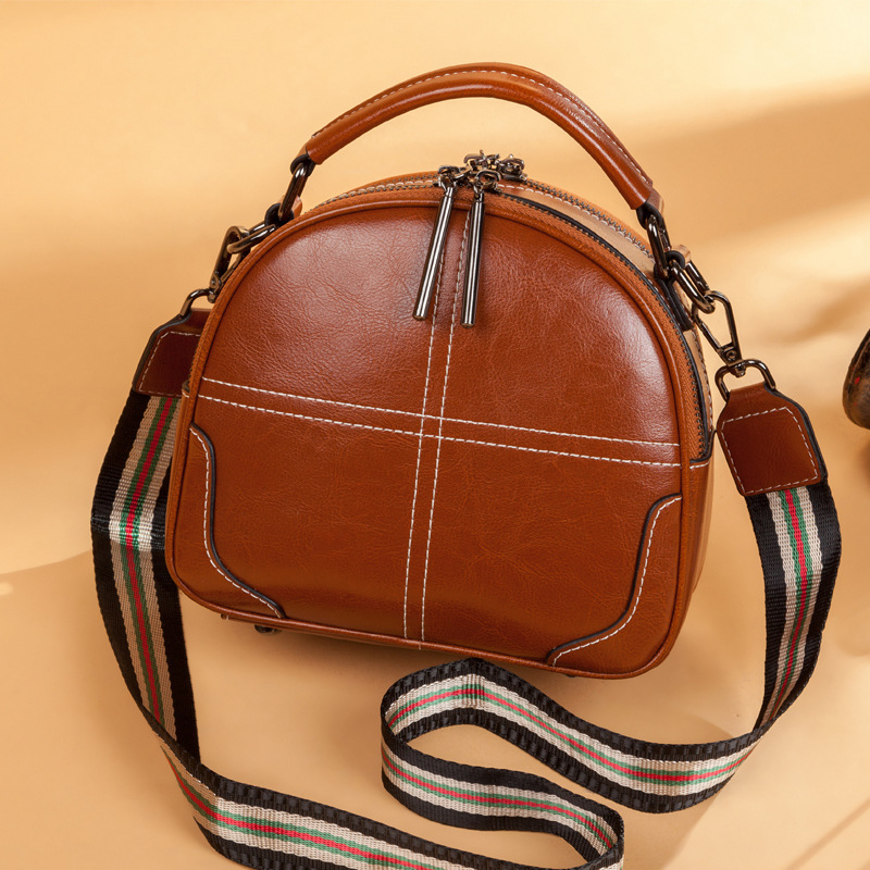 2021 Summer New Fashion Genuine Leather Women's Bag Korean Style Trendy Shoulder Bag Women's Handbag Agency Franchise 2021 Summer New Fashion Genuine Leather Women's Bag Korean Style Trendy Shoulder Bag Women's Handbag Agency Franchise