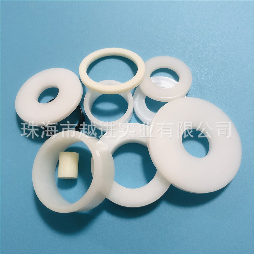 现货供应 环保尼龙垫圈 铁氟龙垫片 白色绝缘垫片 质量保障！