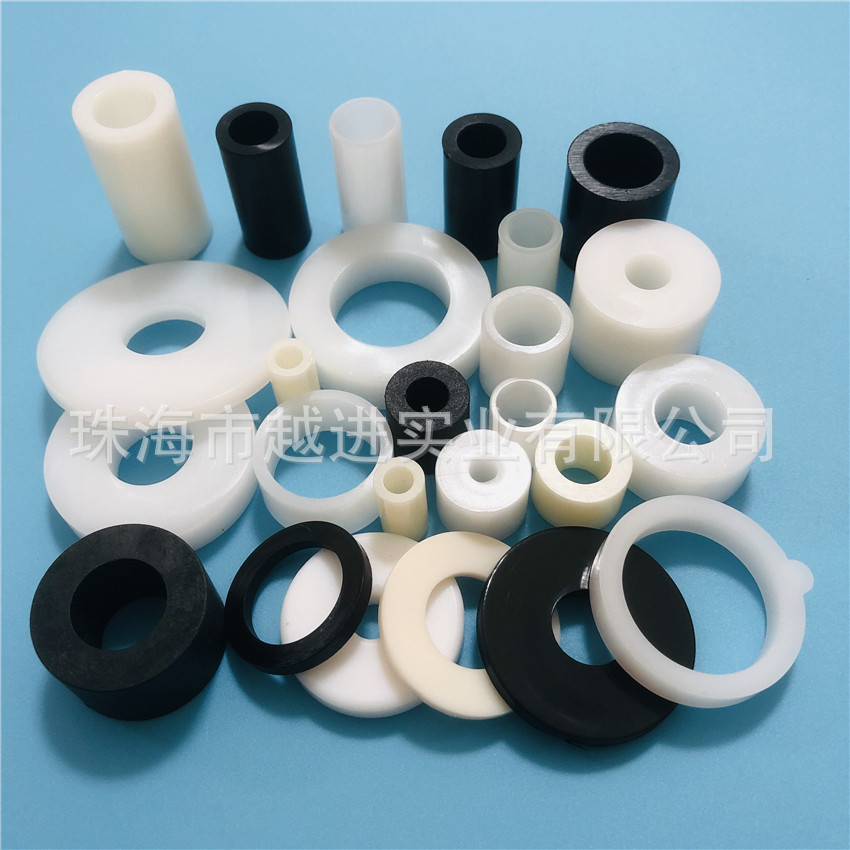 厂家直销 加大加厚塑胶垫圈 PA6台阶垫片 非标加工