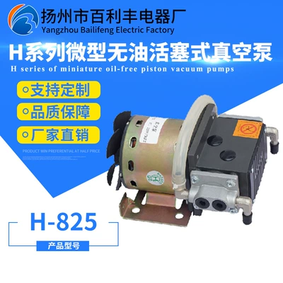 Piston Dc Ac Vacuum Pump Low Noise Suction Cup Vacuum Pump New Energy Brake Booster Pump H-825 (Əyləc vakuum nasosları)