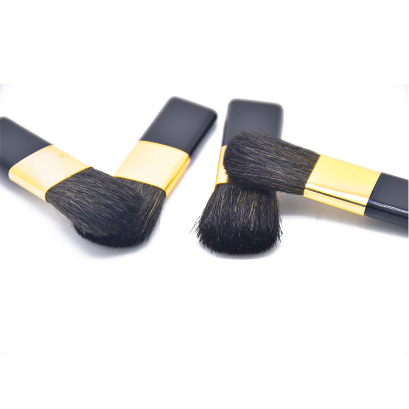 Cross-border Foundation Beauty Tool, Wool Blush Angled Handle Highlighter Makeup Contour Brush, Setting Brush_voghion.com