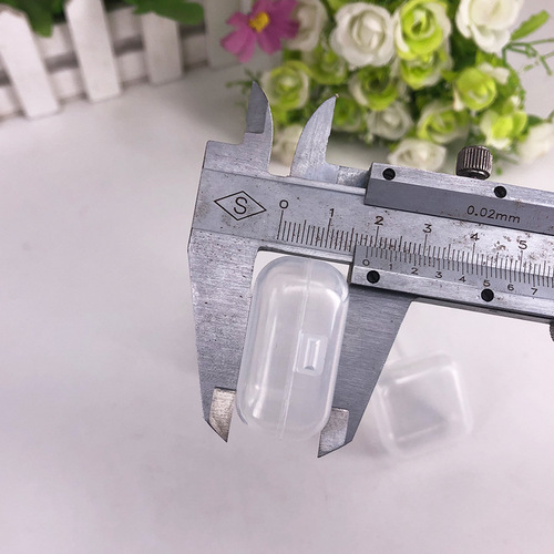 New material transparent earplug box storage box fishhook box mini small box high transparent plastic small square box wholesale