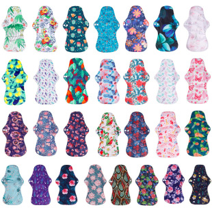 5+1 In-Stock Direct Sale Sanitary Pads, Washable Waterproof Sanitary Napkins, Large Size Menstrual Hygiene Pads