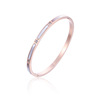 Fashionable women's bracelet stainless steel, simple and elegant design