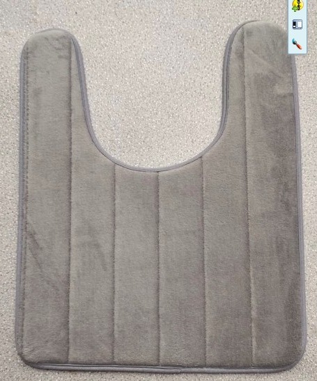 Alfombra europea y americana en forma de U baño antideslizante estera del piso estera del inodoro antideslizante de dos piezas conjunto transfronterizo de Amazon Venta caliente