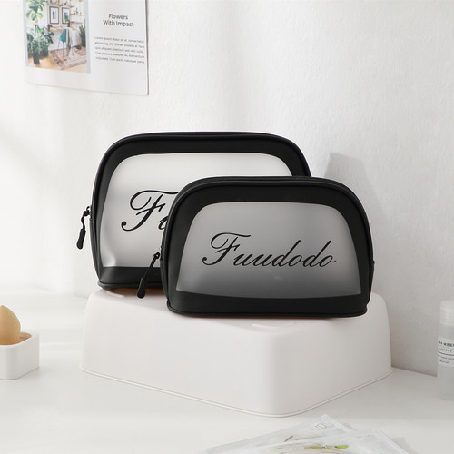 Waterproof transparent cosmetic bag for female influencers large capacity travel portable wash bag for men and women cosmetics storage bag