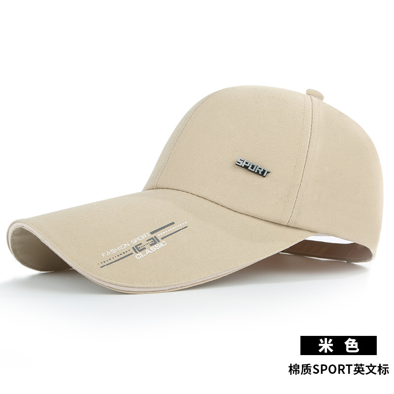 Hombres primavera y verano deportes al aire libre gorra de béisbol moda casquillo de protección solar sombrero de primavera y otoño moda coreana sol sombrero