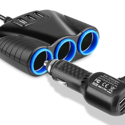drag three cigarette lighter usb: Mobil şarj cihazları