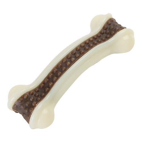 Yite Pet Toys: Durable Nylon & Cowhide Stick Chewers—Edible & Playable Series—Meat-Flavored Bone Dog Toys for Teeth Grinding
