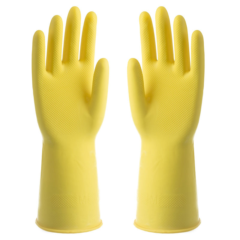 Hogar lavavajillas guantes hogar en stock no-silicona látex hogar lavandería lavavajillas guantes de goma Cocina