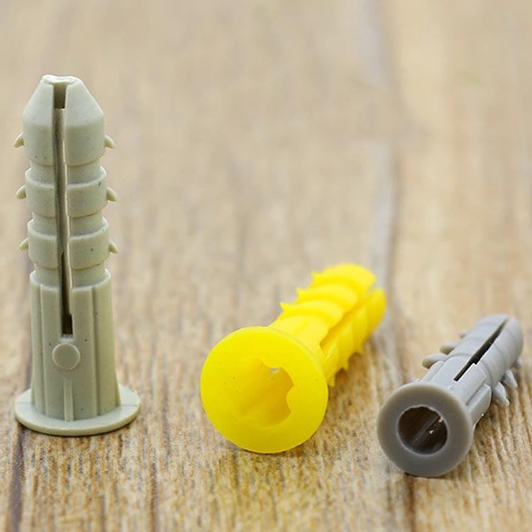 厂家大量现货批发PE塑料6X25螺栓膨胀螺丝墙塞内膨胀螺丝保护套