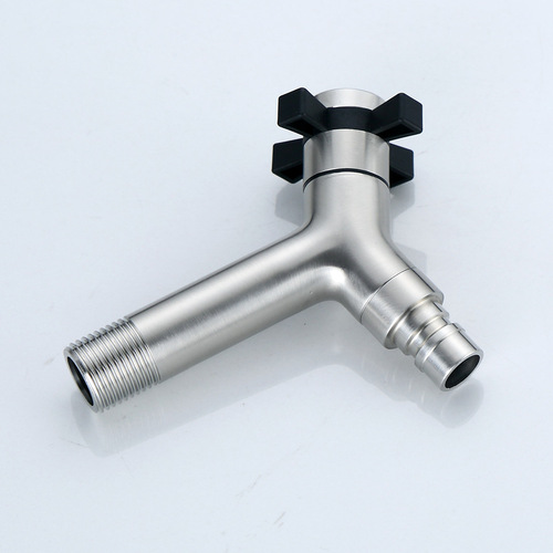 Cross-border direct sales new Y-shaped stainless steel quick-open 304 washing machine faucet for balcony pool mop pool spout