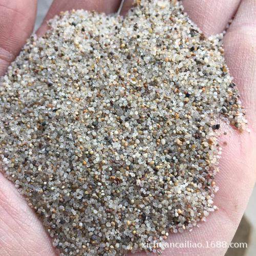 厂家批发供应油田级圆粒砂 真石漆级圆粒砂 环氧级圆粒砂