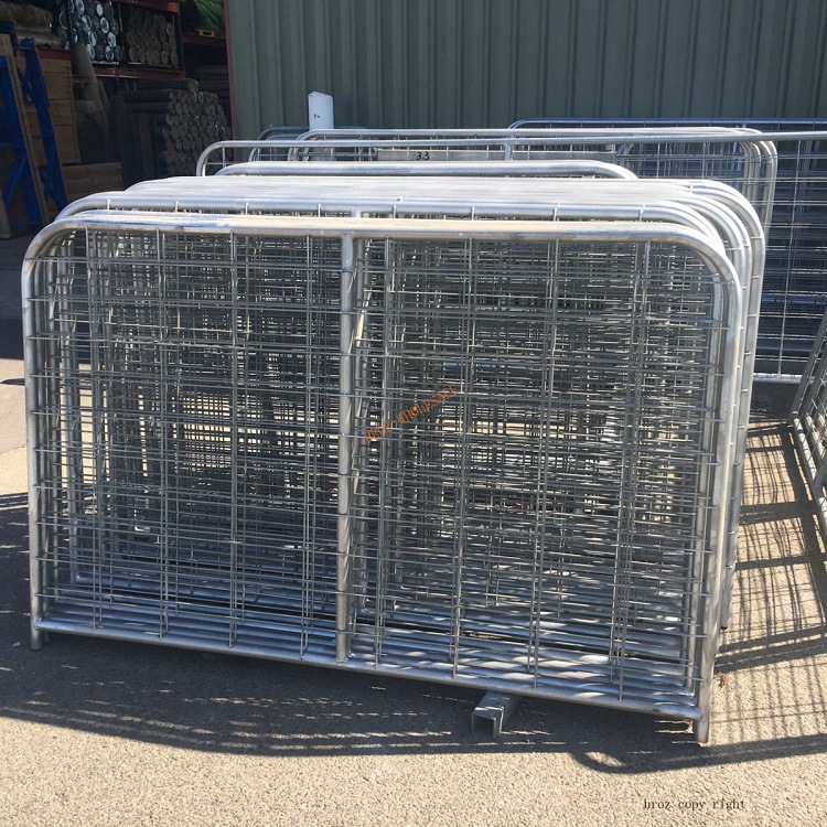 农场牧场焊接门养殖牛羊猪马场围栏德国外贸出口养羊围栏生产厂家