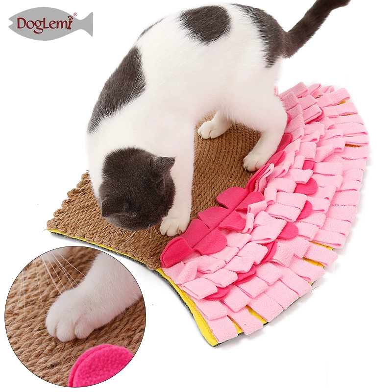 Игрушка для домашних животных Cat Grab Ковер Cat Grab Pad Кошка Шлифовальный коготь Продукты для кошек Коврик Головоломка Запах Pad Кошка Коврик Одеяло