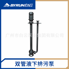 【白云泵业】BYW液下不锈钢排污泵（双管） 水泵厂家直销