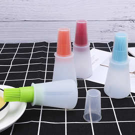 烘焙工具 耐高温平底油瓶刷 油瓶刷 平底烧烤油瓶刷 厨房油刷硅胶