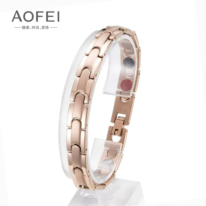 钛锗手链 沾接99.9998%稀有金属锗粒手环 太赫兹健康饰品