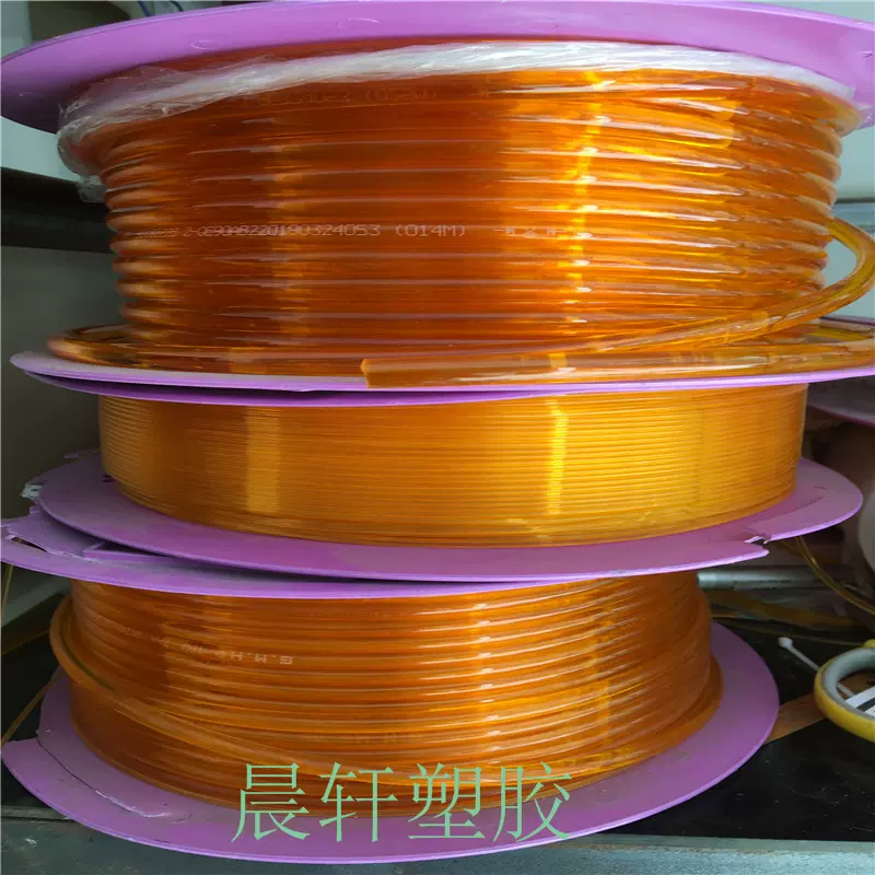 2 3 7 8 9mm直径黄色半透明TPU棒 优力胶棒 牛筋棒 聚氨酯PU圆棒