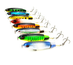 螺旋槳魚餌 水面系拖拉機路亞餌13/15/35克 浮水鉛筆波爬釣魚假餌