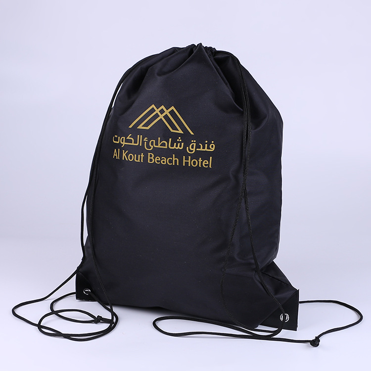 Bolso de mochila con cordón de nailon transfronterizo Mochila deportiva personalizada Bolsa de fitness para hombres y mujeres mochila con cordón Bolsa de baloncesto de entrenamiento